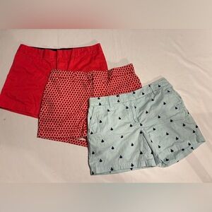 2 Pairs Tommy Hilfiger; 1 Pair British Khaki Women’s Chino Shorts Trio - Size 10